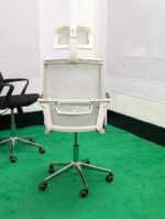 Special 38 China Mesh Chair - White Colour - Image 2