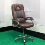Special Boss Chair - Leather+Fiber+SS - Model 02